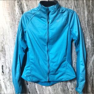 Nike Women’s Dri-fit Light Blue Running Jacket